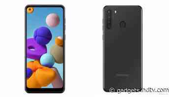 Samsung Galaxy A21 Fresh 360-Degree Render Leak Tips Hole-Punch Display, Quad Rear Cameras