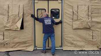 GlobalMedic sets up tent outside Brampton hospital to help with COVID-19 cases