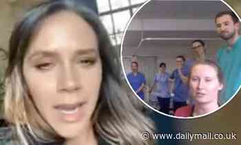 Victoria Beckham says she feels 'humbled' as she FaceTimes NHS staff