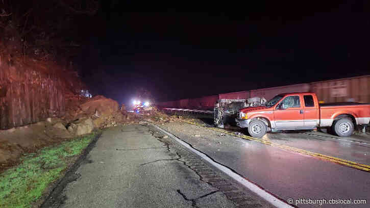 Route 837 Reopens Following Landslide