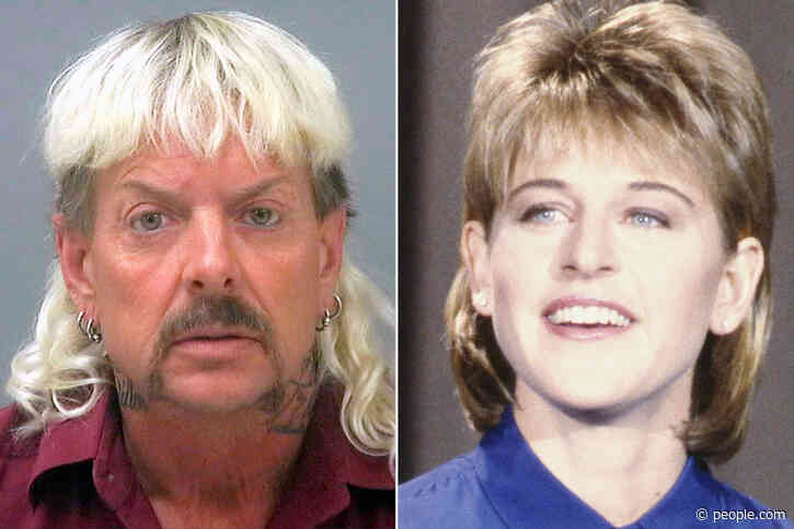 Ellen DeGeneres Hilariously Compares Her Former Mullet Hairstyle to Tiger King's Joe Exotic