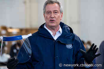 Coronavirus Update: De Blasio Calls For National Enlistment Program For Medical Personnel - CBS New York
