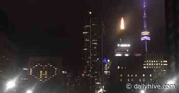 Toronto hotel lights up in the shape of a heart for healthcare heroes | News - Daily Hive