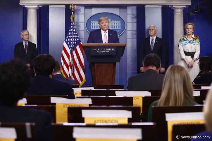 Trump says 'toughest' weeks ahead as coronavirus spreads