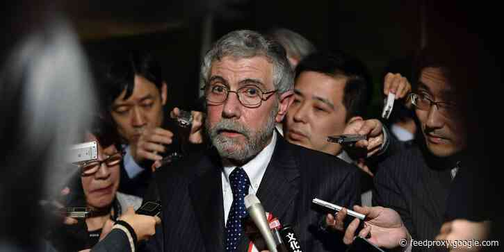 Nobel-winning economist Paul Krugman sees unemployment soaring to 20% in a matter of weeks