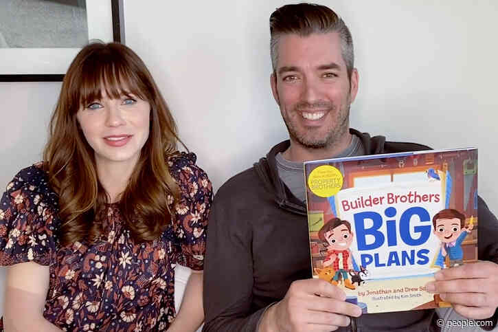 Zooey Deschanel Joins Boyfriend Jonathan Scott for Fun Reading of His Kids' Book