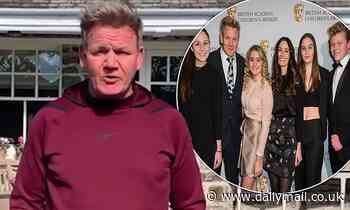 Gordon Ramsay jokes lockdown is a 'living nightmare' because he's constantly cooking for his brood
