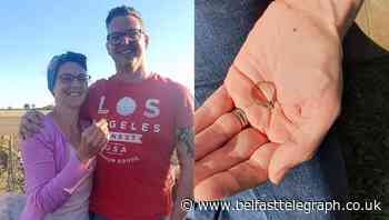 NHS nurse finds engagement ring in garden after two-and-a-half years