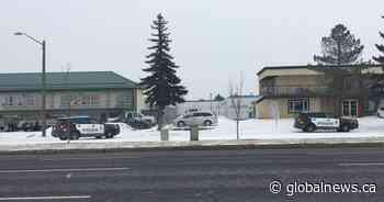 Man arrested, section of Gateway Boulevard closed after report of gunfire: Edmonton police