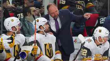 Vegas coach Peter DeBoer on the NHL's coronavirus pause, and coaching a team that hated him - ESPN.co.uk