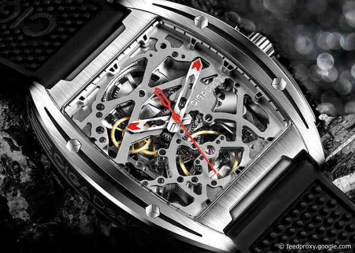 CIGA transparent mechanical titanium watch from $248