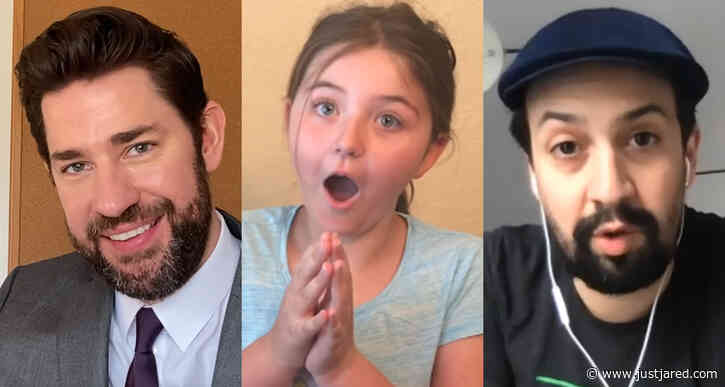 John Krasinski is Joined by Lin-Manuel Miranda & Original 'Hamilton' Cast to Surprise Young Fan - Watch!