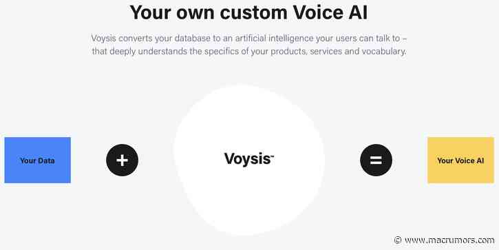 Apple Acquires AI Startup Voysis to Improve Siri