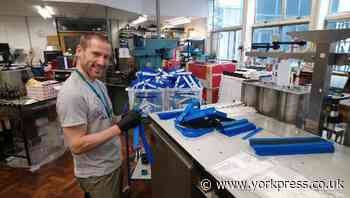 University of York technicians make coronavirus face shields for frontline workers