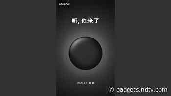 Oppo to Announce New Audio Product on April 7, Releases Official Teaser Image