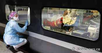 Coronavirus: France holds critical COVID-19 patients in trains to relieve hospitals - Global News