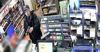 Police commend brave shopkeeper who chased off armed raider holding gun