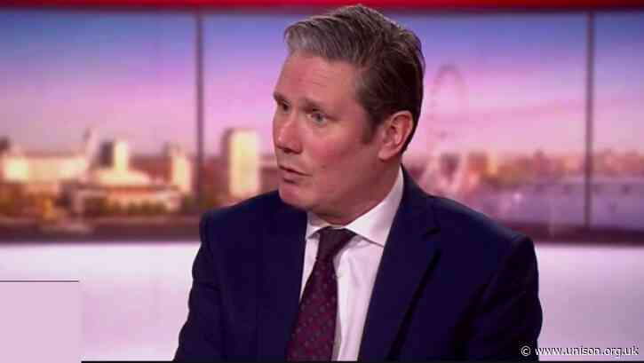 Key workers ‘overlooked and underpaid’ says Starmer