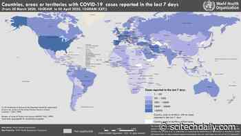 COVID-19 World Map: 1,133,758 Confirmed Cases; 203 Countries; 62,784 Deaths