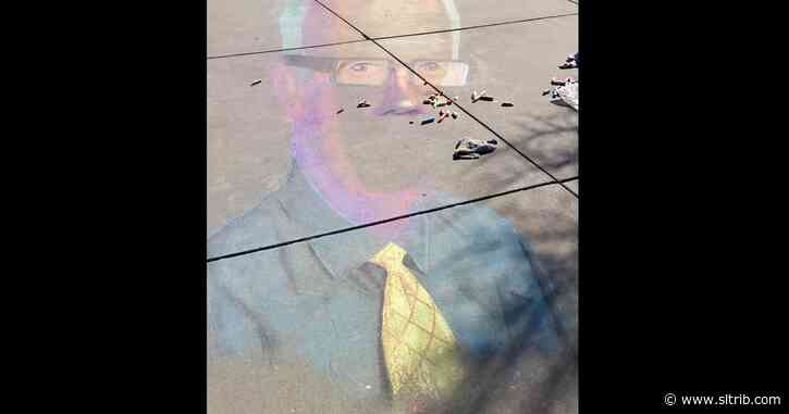 Silver linings: An unexpected piece of chalk art shows the power of Utah educators