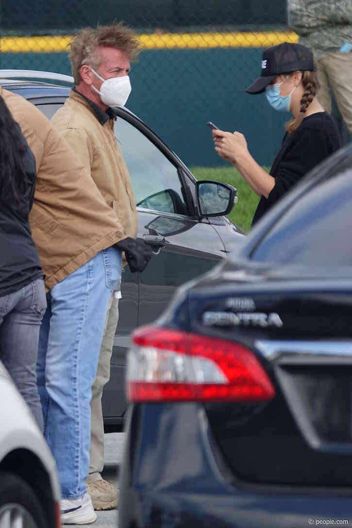 Sean Penn and Girlfriend Leila George Help at L.A. Coronavirus Testing Site Run by His Nonprofit