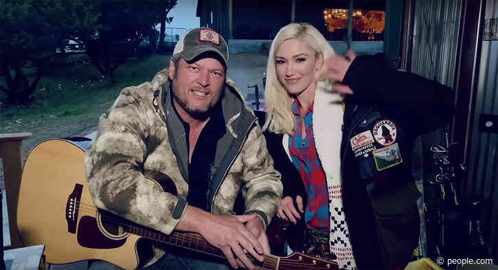 Gwen Stefani Playfully Teases Blake Shelton for Misspeaking 'Stay Safe' During ACM Our Country Special