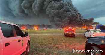 Airport fire leaves thousands of rental cars destroyed     - Roadshow