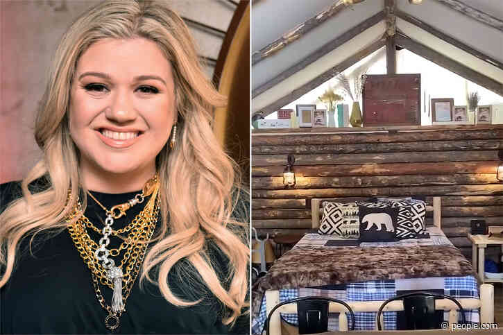 Kelly Clarkson Shows Off Her ‘Cozy’ One-Room Montana Cabin Where Her Family Is Social Distancing