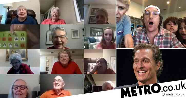 Matthew McConaughey truly is a man of the people as he plays virtual bingo with senior citizens