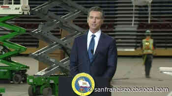 Gov. Newsom: State Making Progress To Meet Medical Site Goals For COVID-19 Surge - CBS San Francisco