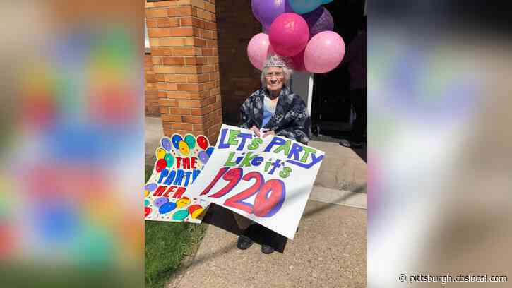 Friends, Family Celebrate Dormont Woman’s 100th Birthday With Drive-By Caravan