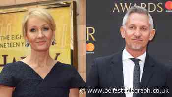 JK Rowling and Gary Lineker among stars sending support to Boris Johnson