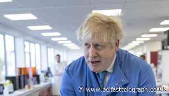 In Pictures: Boris Johnson working through his illness