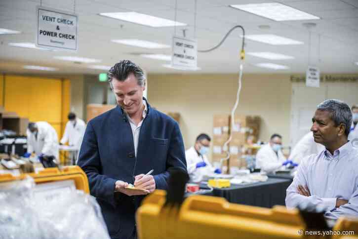 California to loan 500 ventilators to national stockpile