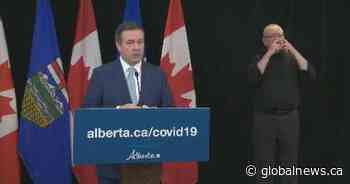 Kenney to present Albertans with COVID-19 projections during televised address Tuesday