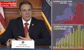New York death rate flattens but Cuomo warns 'this is not over' and extends lockdown to April 29
