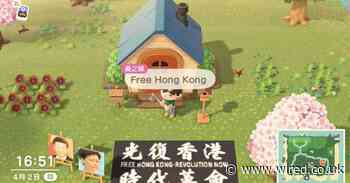 On lockdown, Hong Kong activists are protesting in Animal Crossing
