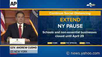 Cuomo extends stay-at-home order, doubles fines