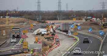 Testo's roundabout roadworks and speed restrictions remain during lockdown