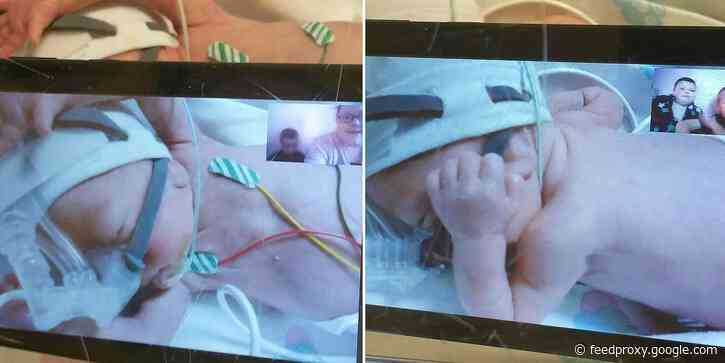 Parents able to FaceTime babies in neonatal ICU during coronavirus crisis