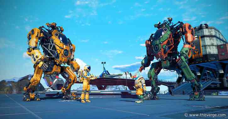 No Man’s Sky has mech suits now, and you can pilot them in VR