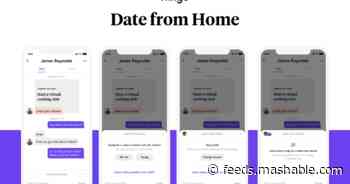 Hinge launches 'Date From Home' feature to help users do just that