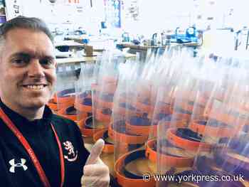 Manor CE School makes 150 visors for frontline staff in one day