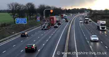 Extra lanes now open on M62 near Warrington - Cheshire Live