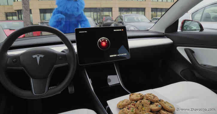 Tesla is dropping HAL 9000 ‘Sentry Mode’ graphic in new software update