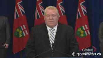 Coronavirus outbreak: Doug Ford calls 3M deal to supply Canada with masks a ‘positive development’