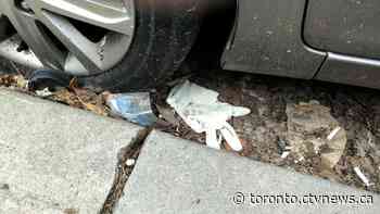 Toronto mayor urges residents using gloves and masks to stop littering