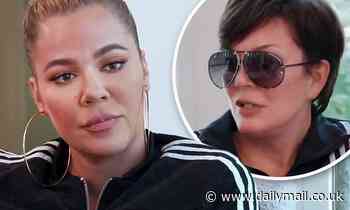 Khloe Kardashian, 35, is shocked when her mother Kris Jenner suggest she 'freeze her eggs'