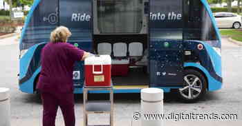Mayo Clinic is using autonomous shuttle buses to transport COVID-19 tests