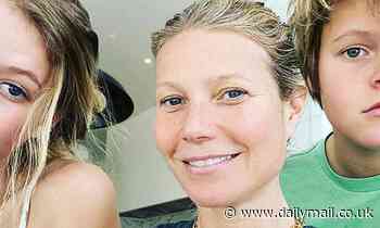 Gwyneth Paltrow shares a rare shot of kids while working from home